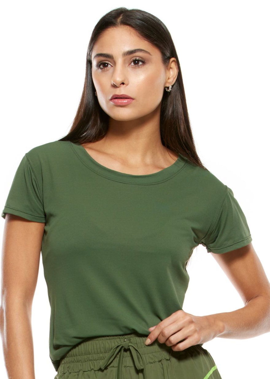 BABY LOOK AIR ARTSY VERDE MILITAR BABY LOOK AIR ARTSY VERDE MILITAR