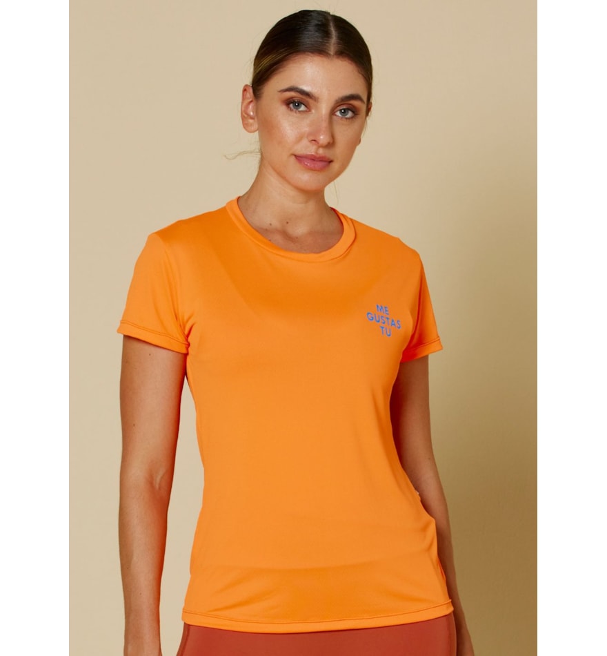 BABY LOOK AIR ME GUSTA LARANJA NEON BABY LOOK AIR ME GUSTA LARANJA NEON