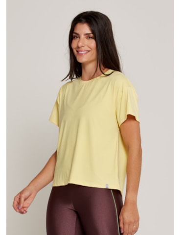 BABY LOOK DYNAMIC LN AMARELO