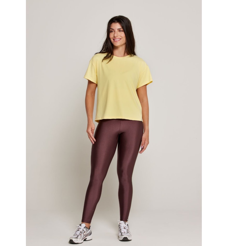 BABY LOOK DYNAMIC LN AMARELO