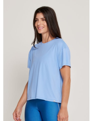 BABY LOOK DYNAMIC LN AZUL CÉU