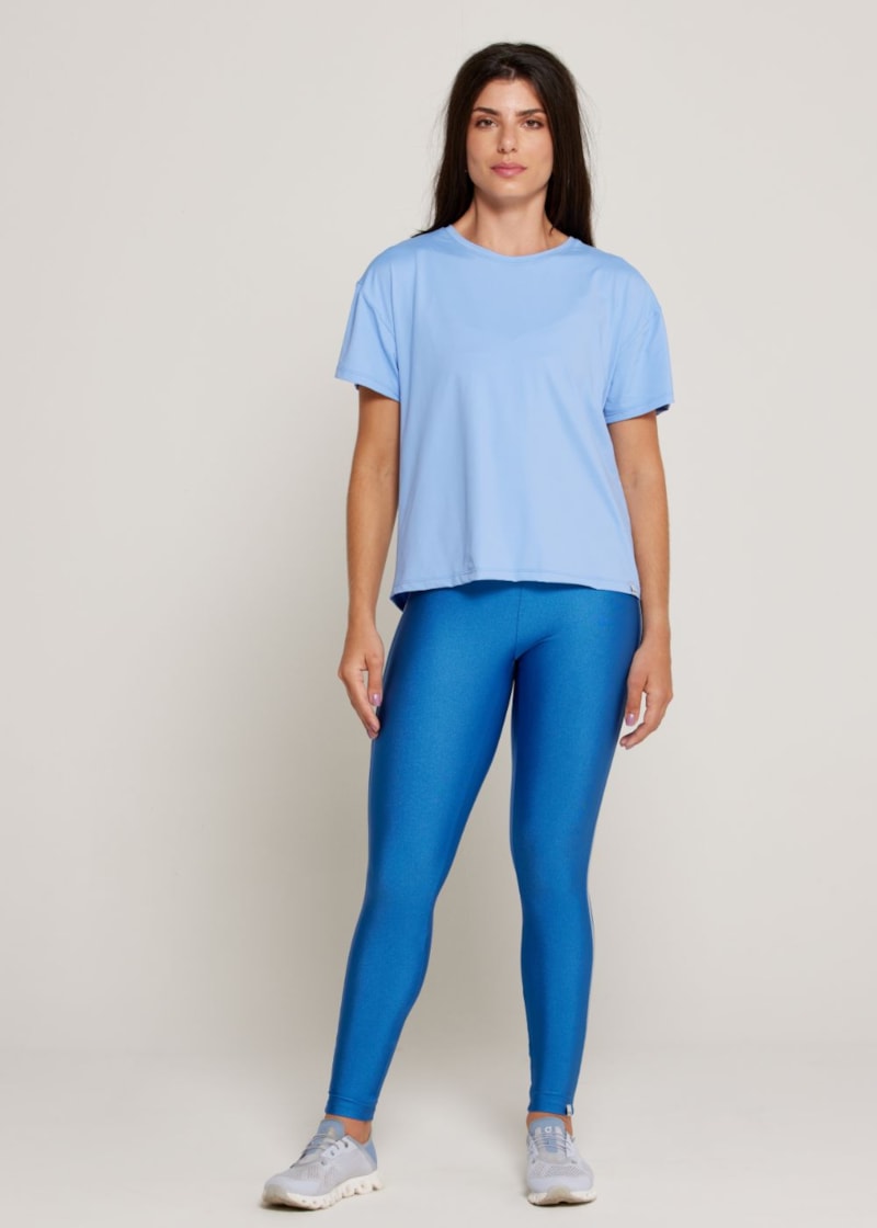 BABY LOOK DYNAMIC LN AZUL CÉU