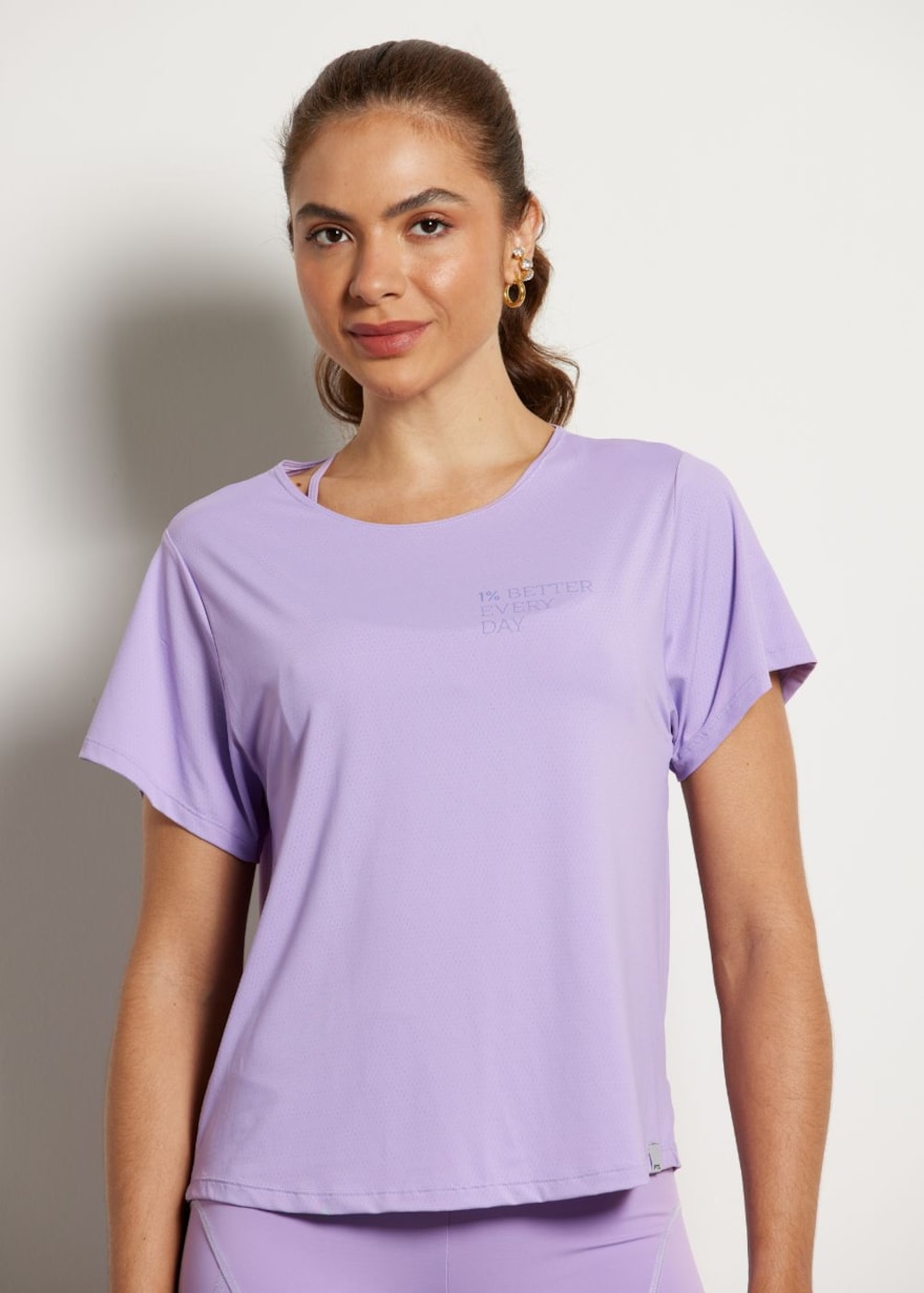 BABY LOOK POLIAMIDA GROW LILÁS BABY LOOK POLIAMIDA GROW LILÁS