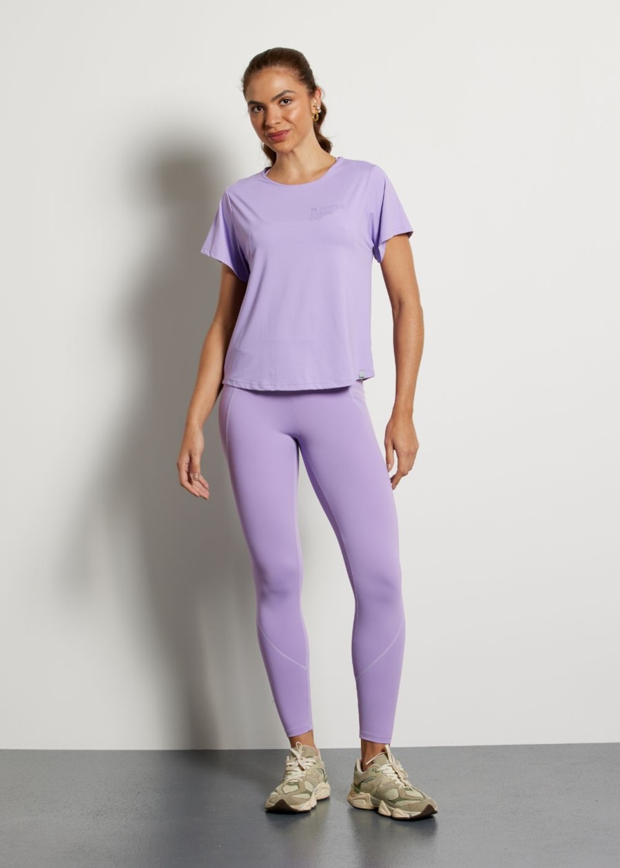 BABY LOOK POLIAMIDA GROW LILÁS