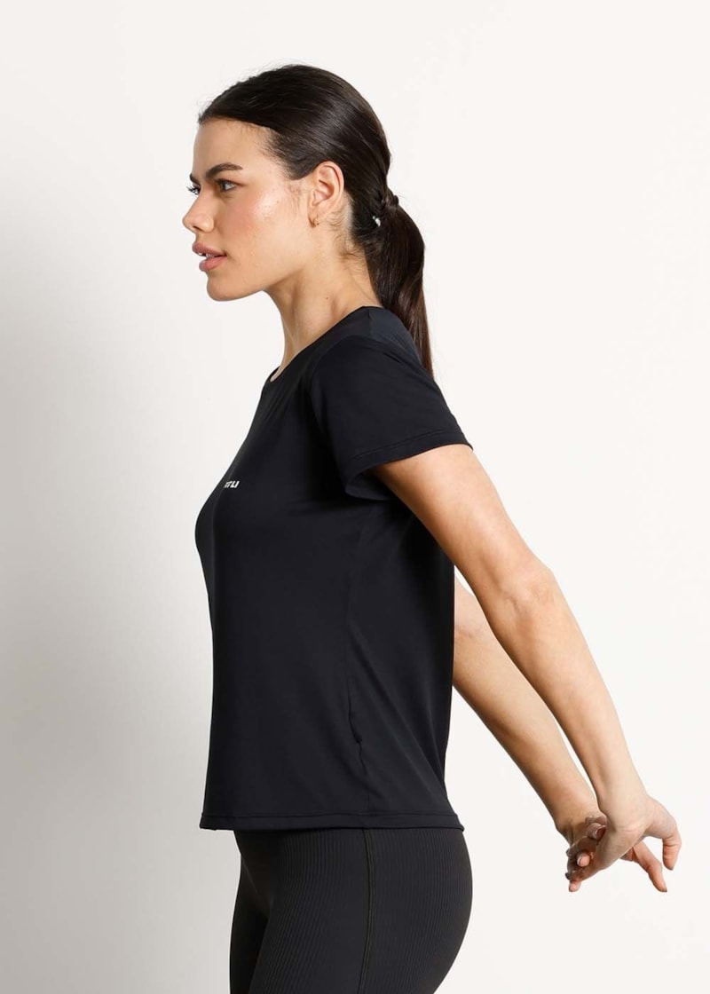 BABY LOOK POLIAMIDA RISE PRETO