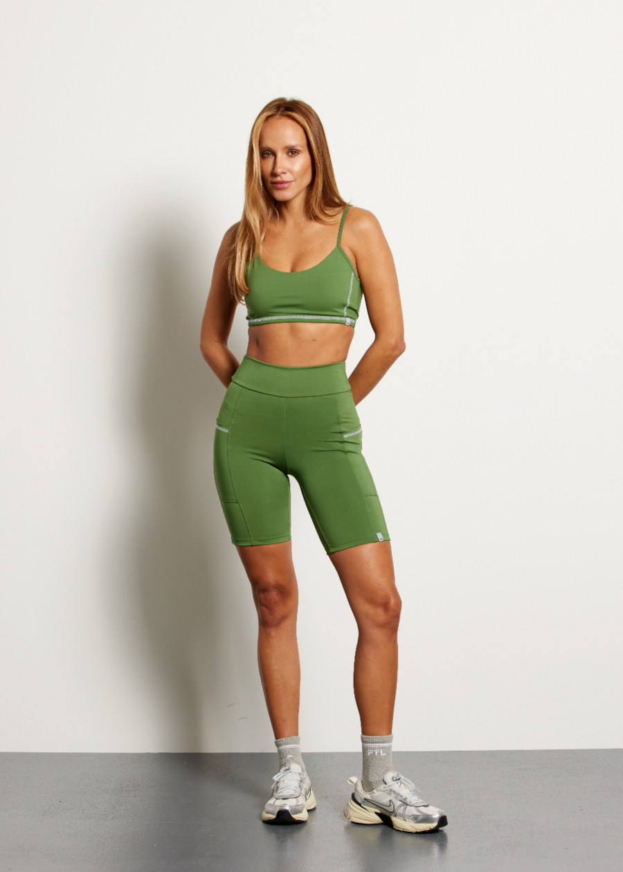 BERMUDA CICLISTA C BOLSO FLOW VL VERDE