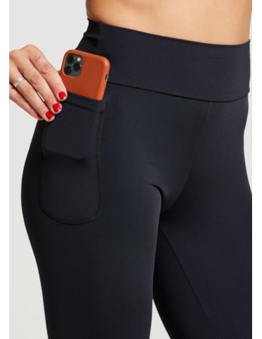 BERMUDA CICLISTA LISA COM BOLSO NG PRETO
