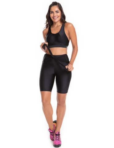 BERMUDA TAPA BUMBUM MIRA PRETO BERMUDA TAPA BUMBUM MIRA PRETO