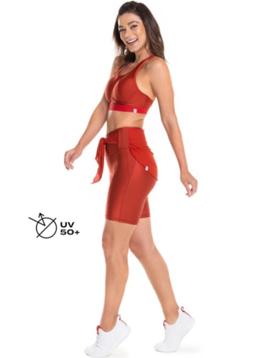 BERMUDA TAPA BUMBUM MIRA VERMELHO TELHA