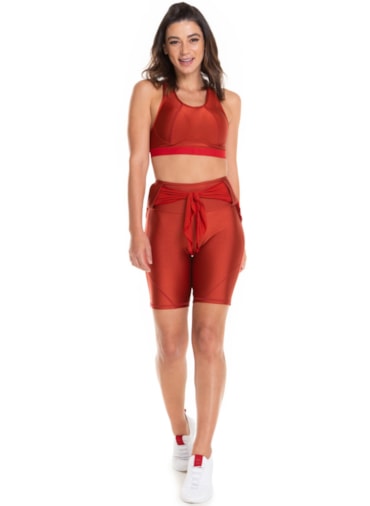 BERMUDA TAPA BUMBUM MIRA VERMELHO TELHA