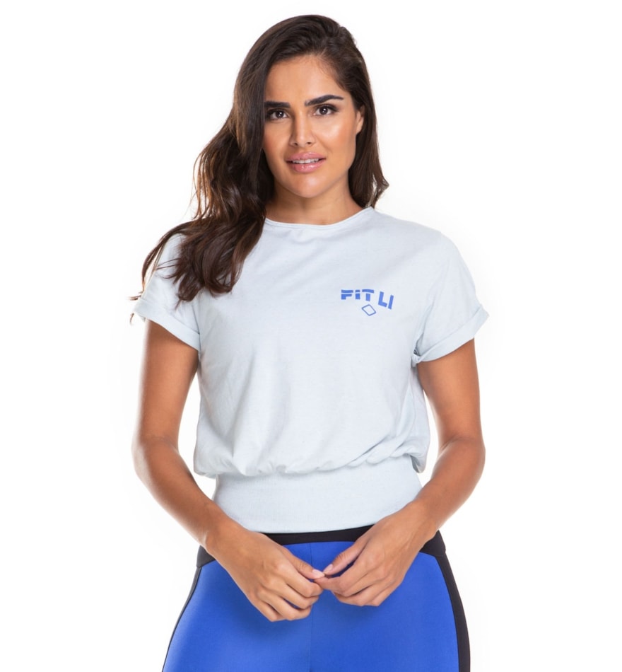 BLUSA AUTÊNTICA AZUL CLARO