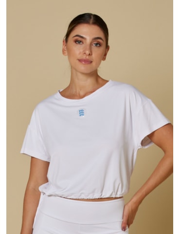 BLUSA CROPPED EL SOL BRANCO