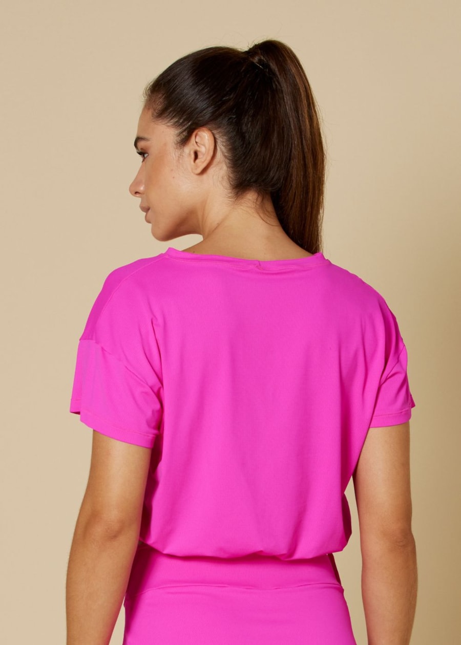 BLUSA CROPPED EL SOL PINK