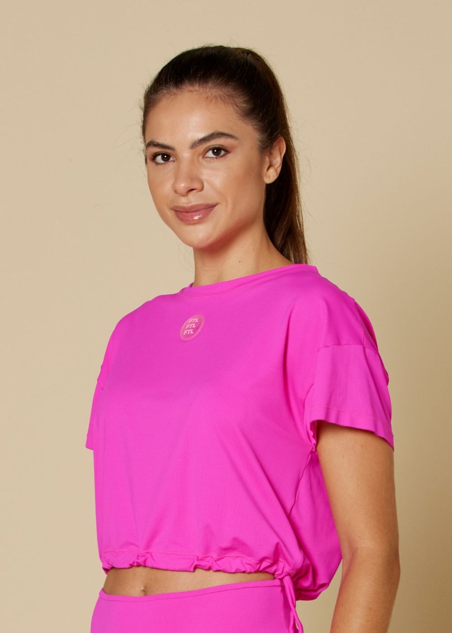 BLUSA CROPPED EL SOL PINK