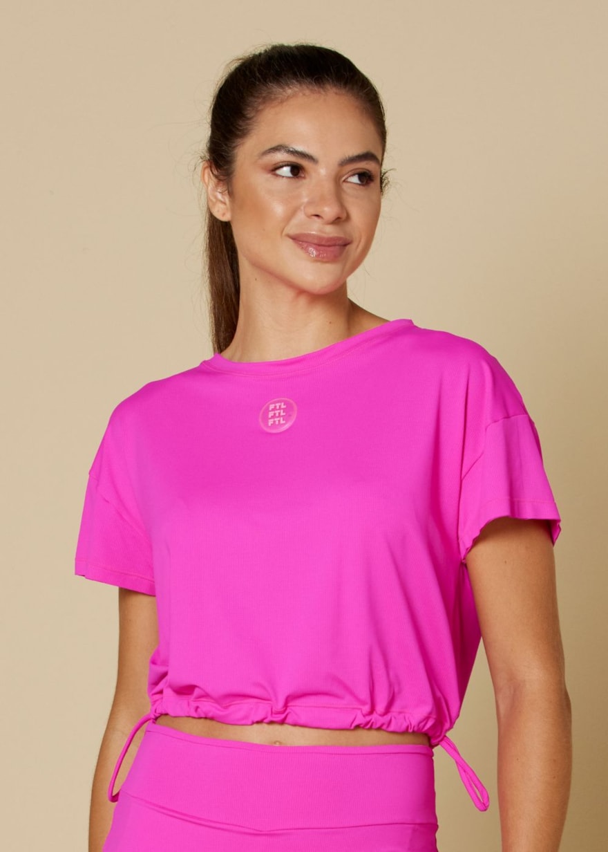 BLUSA CROPPED EL SOL PINK BLUSA CROPPED EL SOL PINK