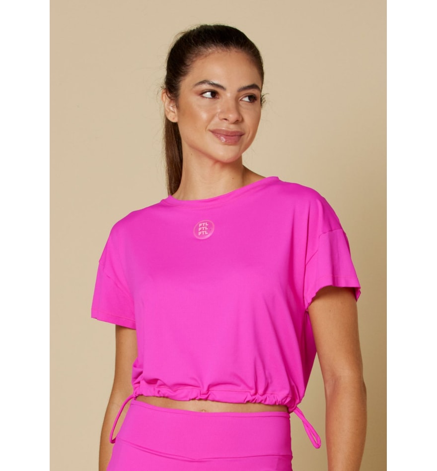 BLUSA CROPPED EL SOL PINK