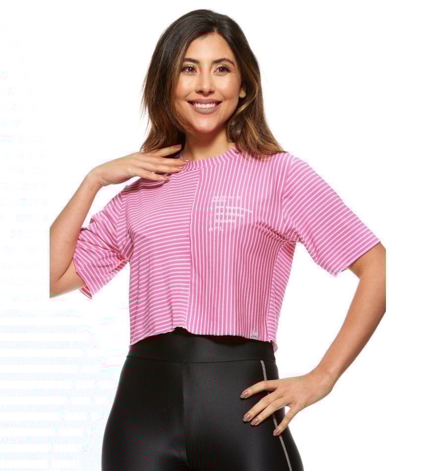 BLUSA CROPPED IMAGINE CEREJA BLUSA CROPPED IMAGINE CEREJA