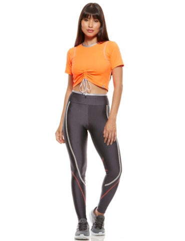 BLUSA CROPPED RIDE LARANJA