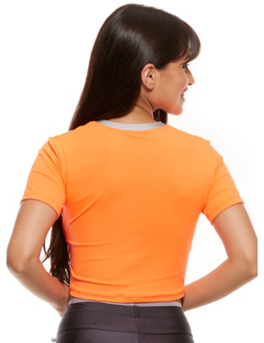 BLUSA CROPPED RIDE LARANJA