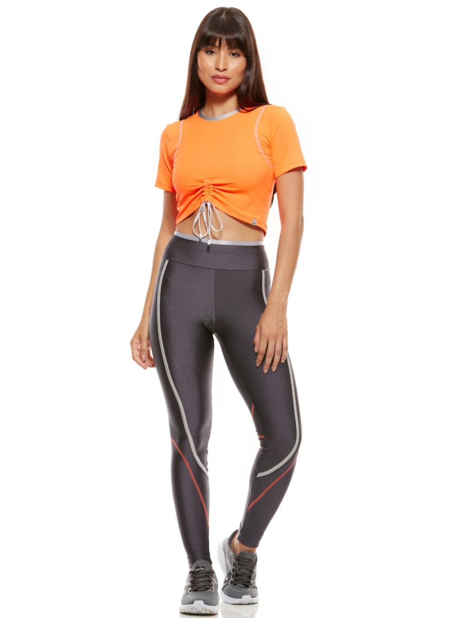 BLUSA CROPPED RIDE LARANJA