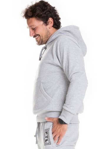 Blusa de Moletom Masculina - Mescla