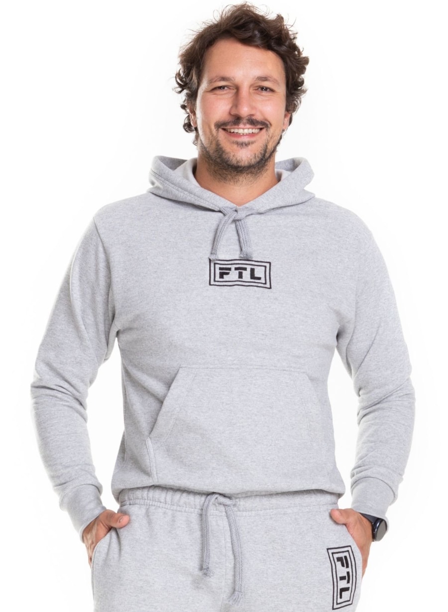 Blusa de Moletom Masculina - Mescla