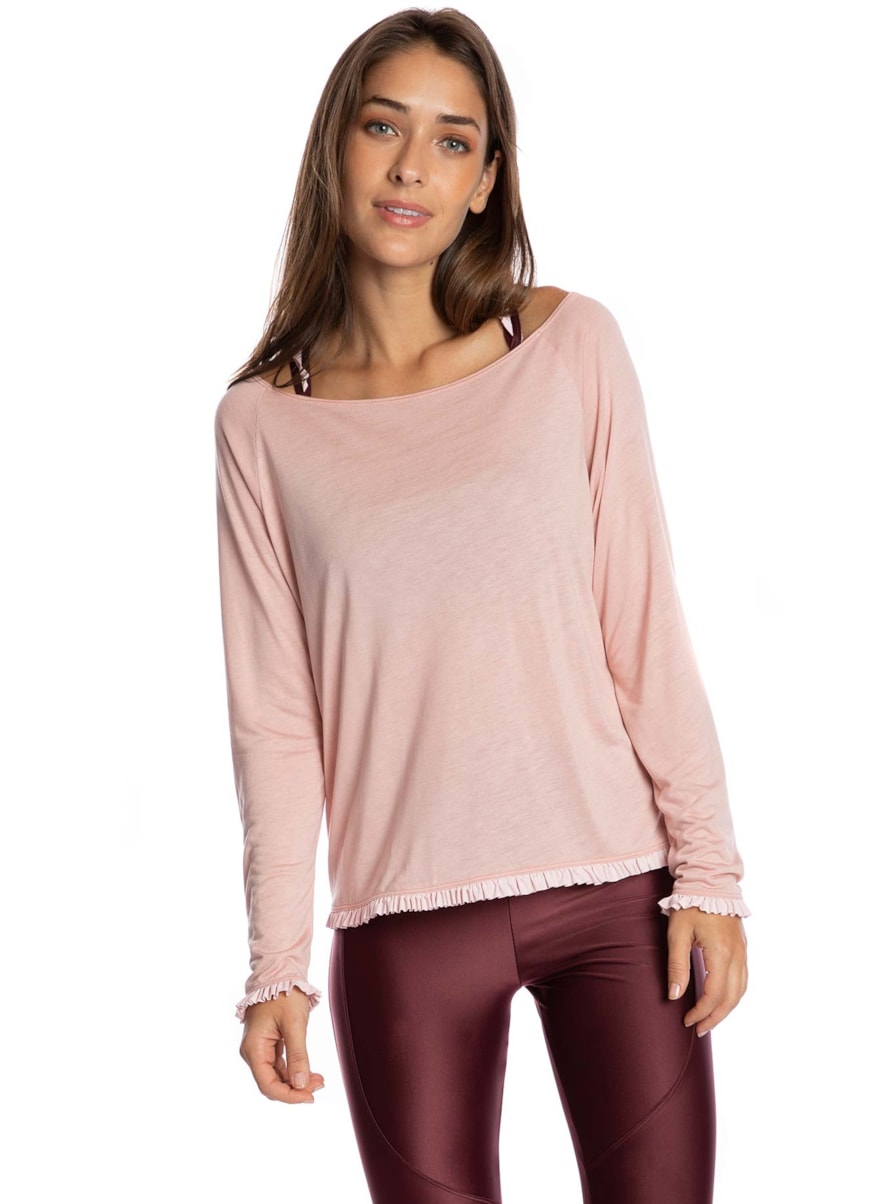 BLUSA FLÚ ROSA BEBE