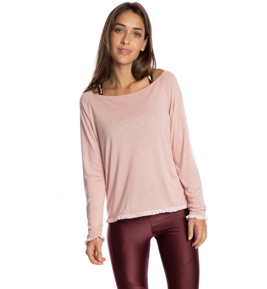 BLUSA FLÚ ROSA BEBE