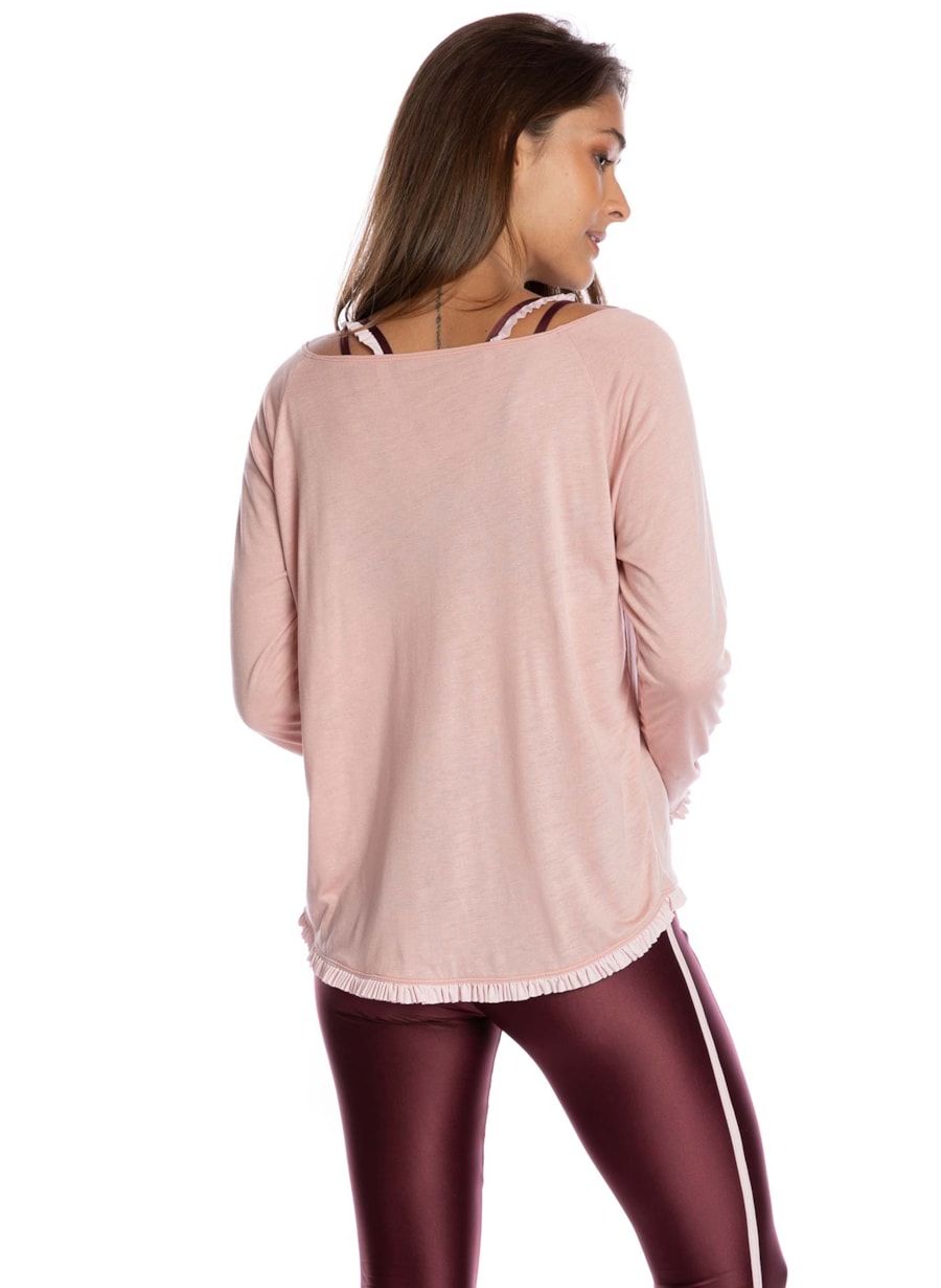 BLUSA FLÚ ROSA BEBE