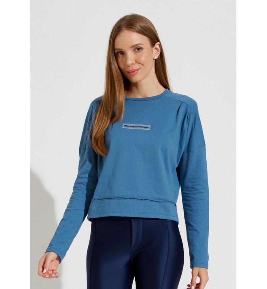 BLUSA MANGA LONGA BEAUTÈ AZUL BLUSA MANGA LONGA BEAUTÈ AZUL