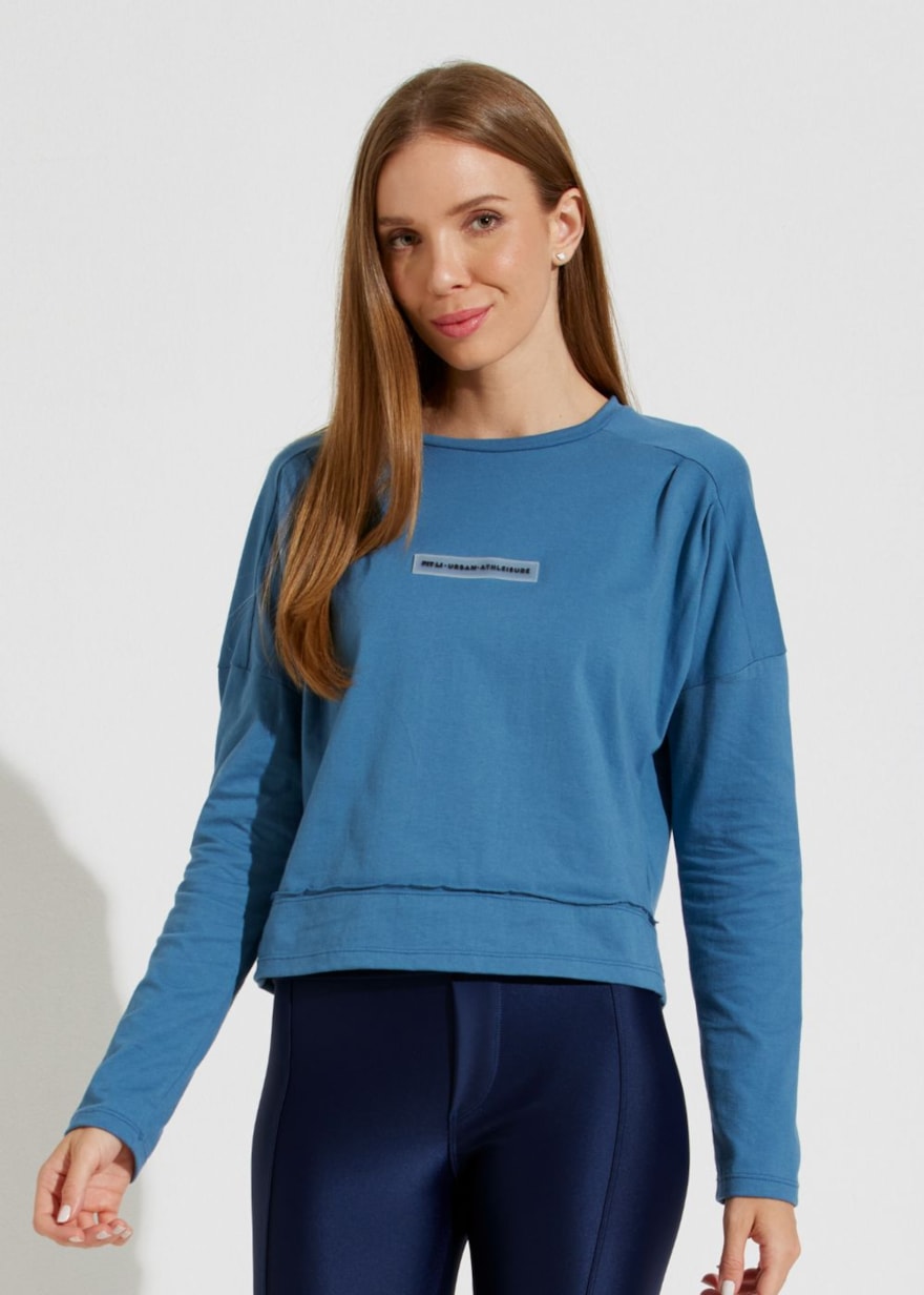 BLUSA MANGA LONGA BEAUTÈ AZUL BLUSA MANGA LONGA BEAUTÈ AZUL