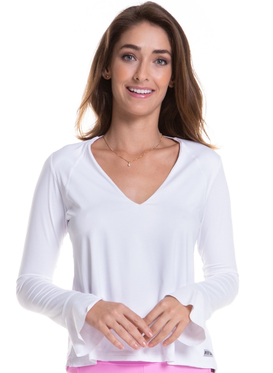 BLUSA MANGA LONGA GINGER BRANCO