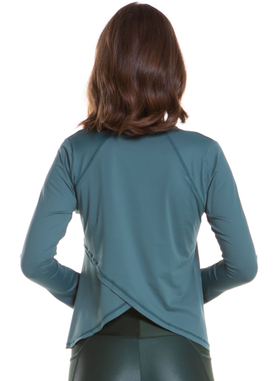 BLUSA MANGA LONGA GINGER VERDE ESCURO