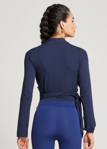 BLUSA MANGA LONGA REAL AZUL MARINHO