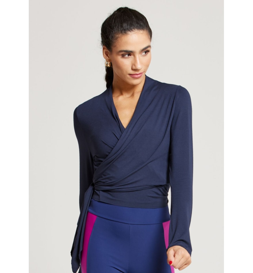 BLUSA MANGA LONGA REAL AZUL MARINHO BLUSA MANGA LONGA REAL AZUL MARINHO
