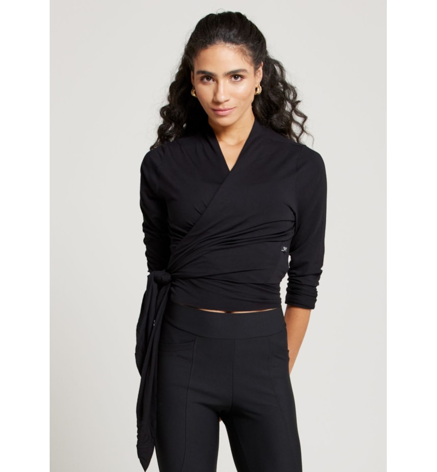 BLUSA MANGA LONGA REAL PRETO BLUSA MANGA LONGA REAL PRETO