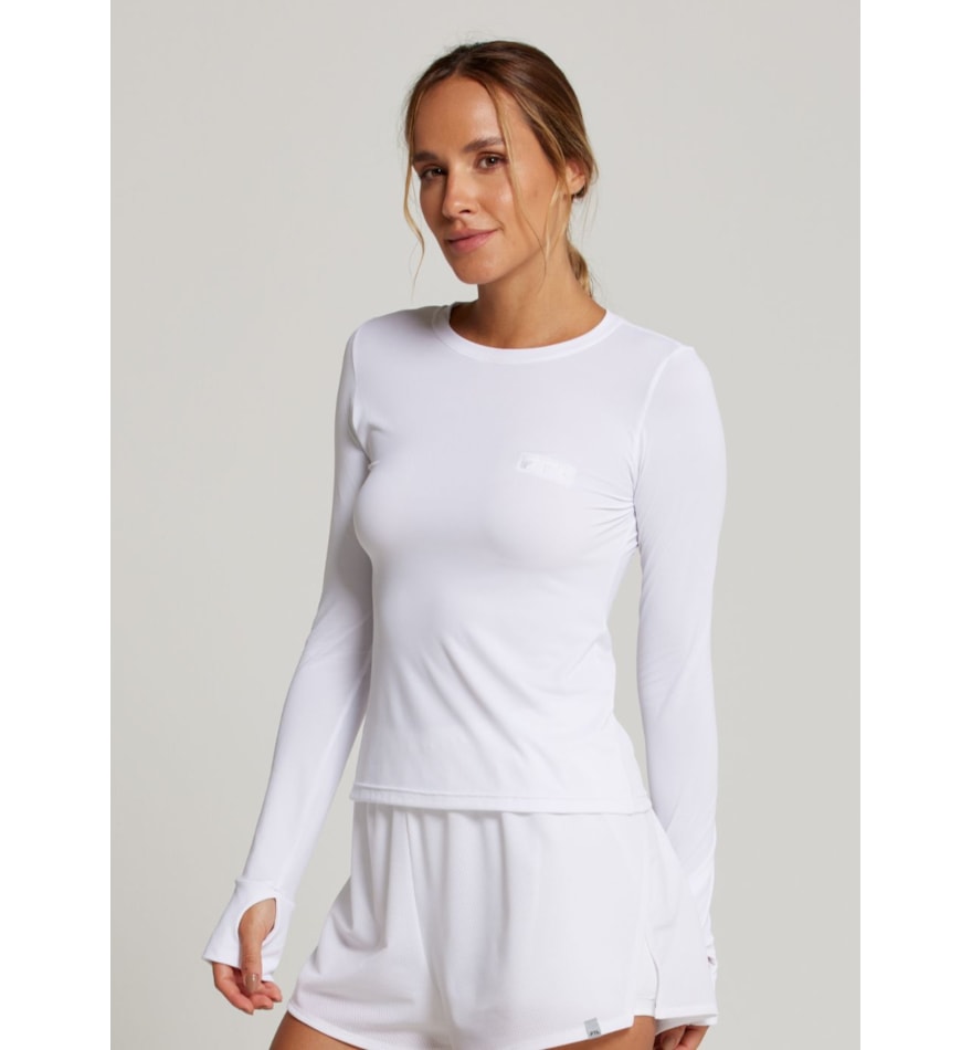 BLUSA MANGA LONGA SUNNY BRANCO BLUSA MANGA LONGA SUNNY BRANCO