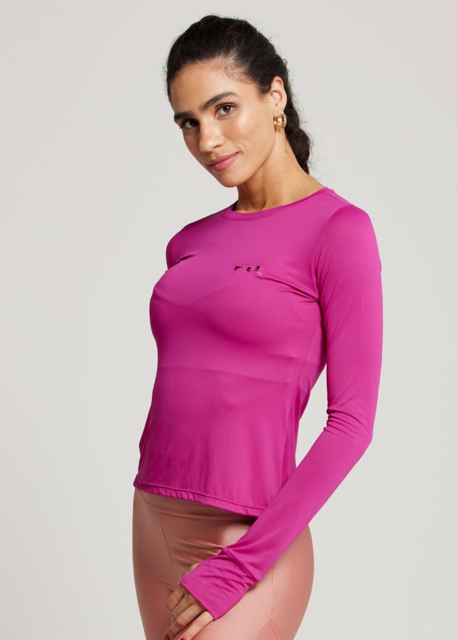 BLUSA MANGA LONGA SUNNY CEREJA