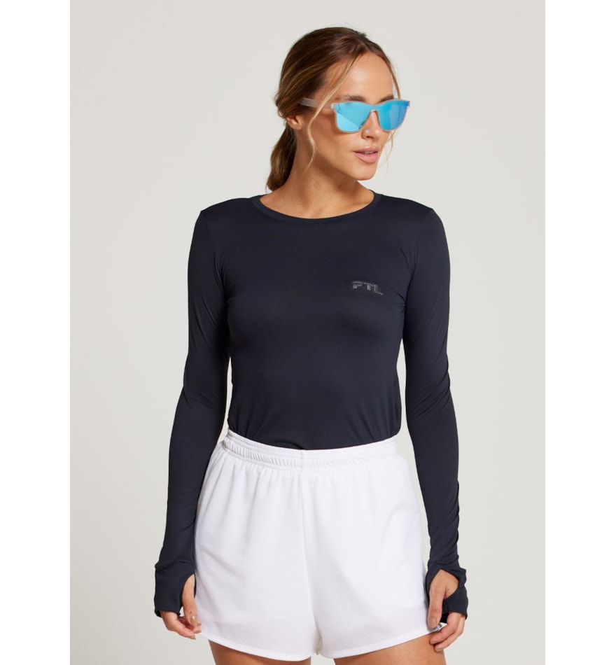 BLUSA MANGA LONGA SUNNY PRETO BLUSA MANGA LONGA SUNNY PRETO