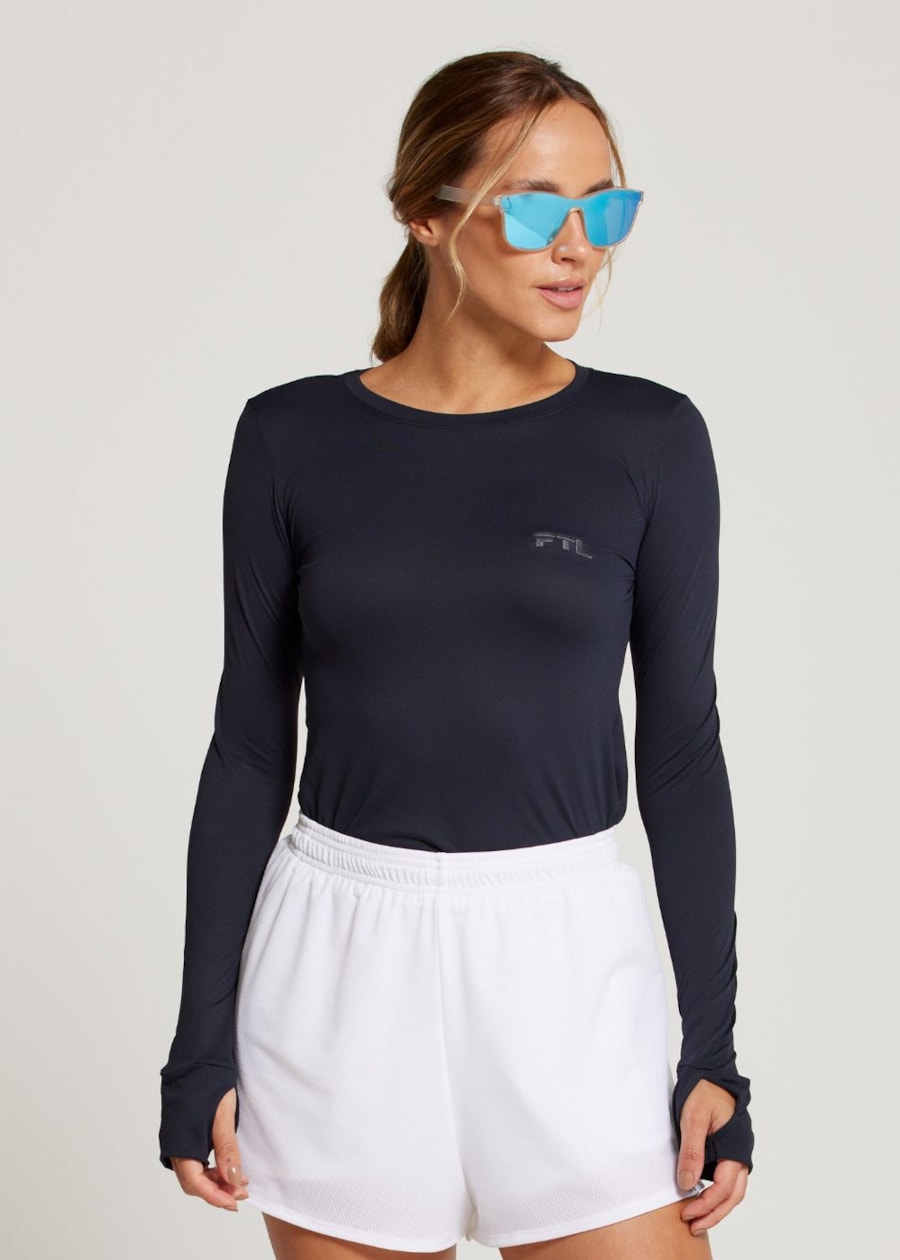 BLUSA MANGA LONGA SUNNY PRETO