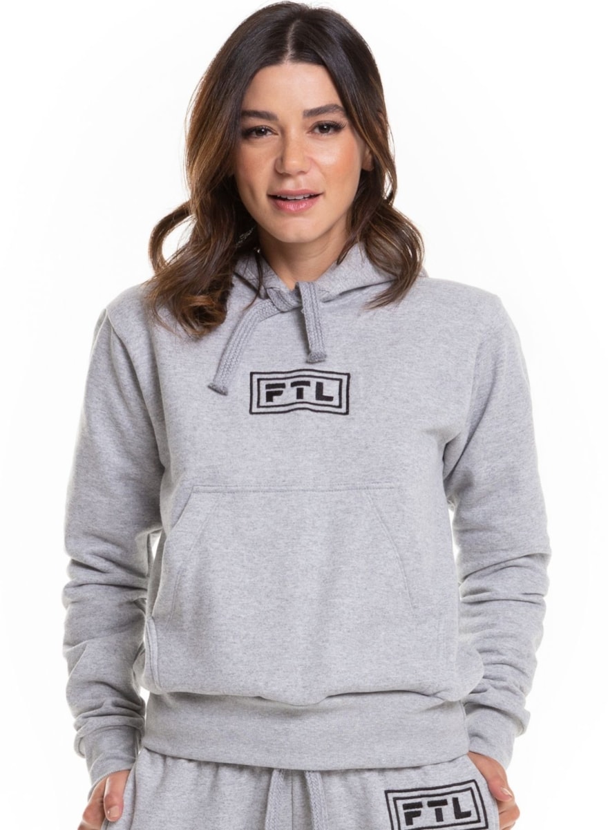 BLUSA MOLETOM ATO FEMININA MESCLA BLUSA MOLETOM ATO FEMININA MESCLA