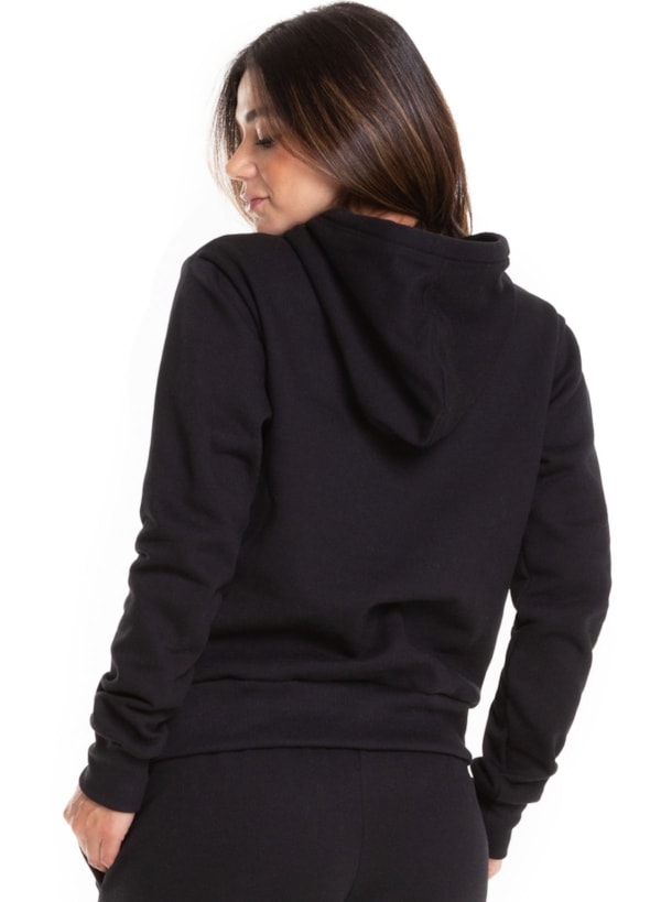 BLUSA MOLETOM ATO FEMININA PRETO