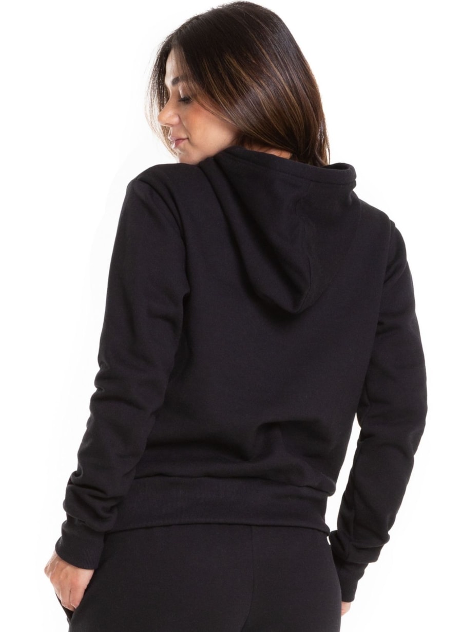 BLUSA MOLETOM ATO FEMININA PRETO