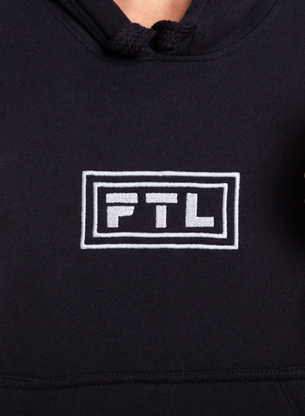 BLUSA MOLETOM ATO FEMININA PRETO