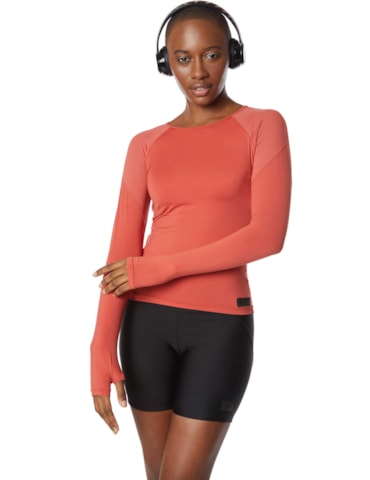 BLUSA SKAIKRU LARANJA TELHA BLUSA SKAIKRU LARANJA TELHA