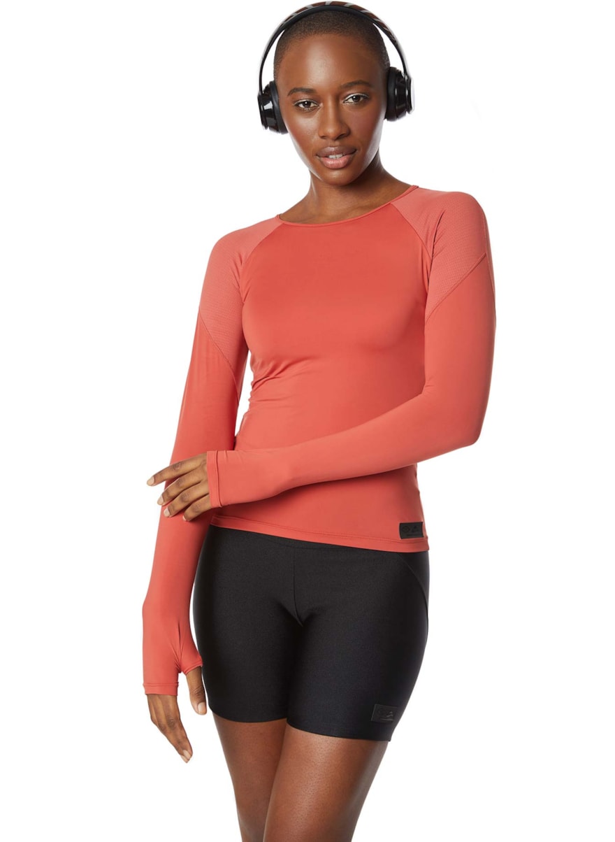 BLUSA SKAIKRU LARANJA TELHA BLUSA SKAIKRU LARANJA TELHA