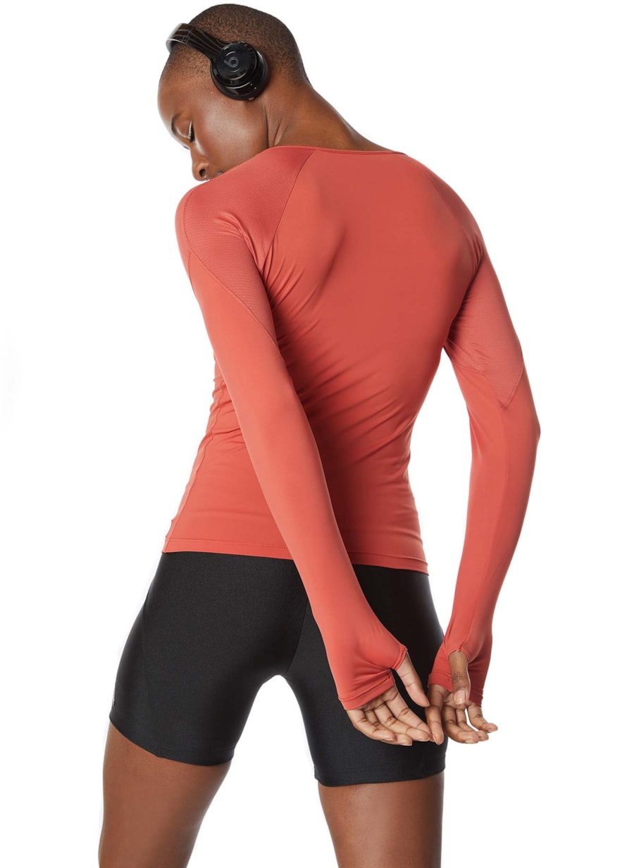 BLUSA SKAIKRU LARANJA TELHA