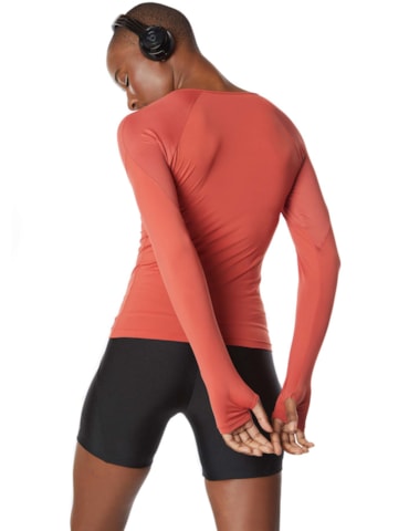 BLUSA SKAIKRU LARANJA TELHA BLUSA SKAIKRU LARANJA TELHA