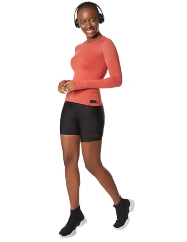 BLUSA SKAIKRU LARANJA TELHA BLUSA SKAIKRU LARANJA TELHA