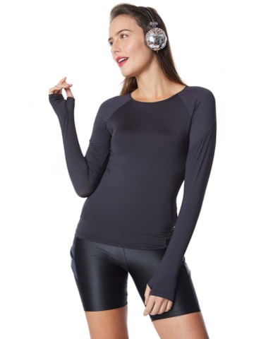 BLUSA SKAIKRU PRETO BLUSA SKAIKRU PRETO